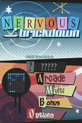 Nervous Brickdown (USA) (En,Fr,De,Es,It) screen shot title